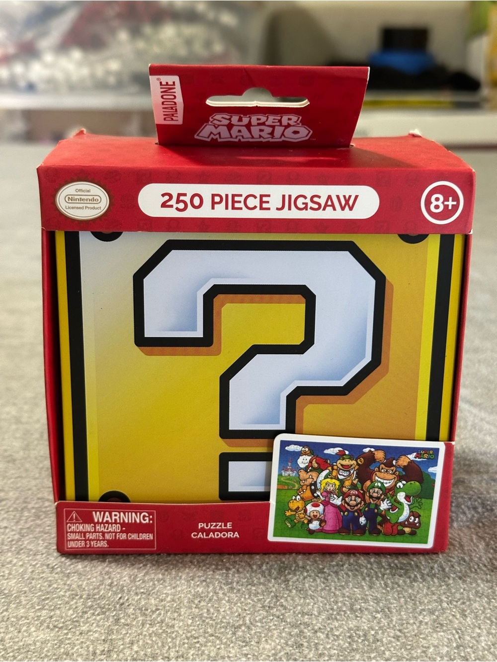 Nintendo Super Mario 250-Piece Puzzle - Yellow Question Block Artwork